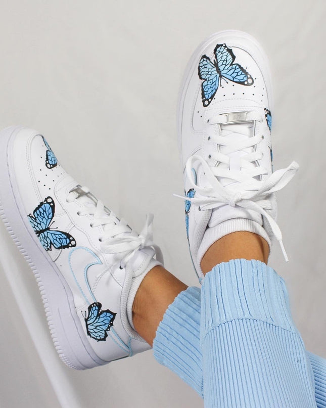 Nike Air Force 1 Butterfly - Blue